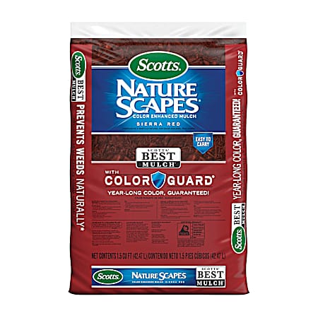 Nature Scapes Color Enhanced Mulch 1.5 cu. ft. - Sierra Red