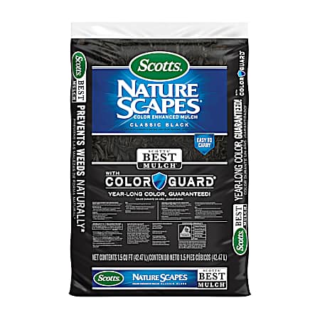 Nature Scapes Color Enhanced Mulch 1.5 cu. ft. - Black