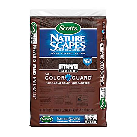 Nature Scapes Color Enhanced Mulch 1.5 cu. ft. - Deep Forest Brown
