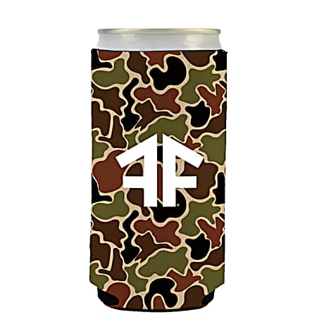 Slim Can Sleeve - Old School Camo