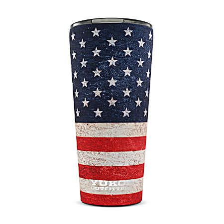 32 oz Double Pint USA Flag