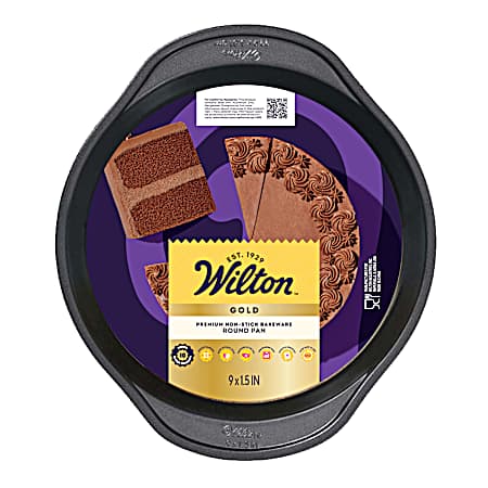 9 in. x 1.5 in. Round Cake