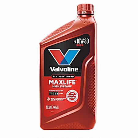 MaxLife High Mileage Synthetic Blend Motor Oil