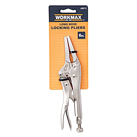 6 in Long Nose Locking Pliers