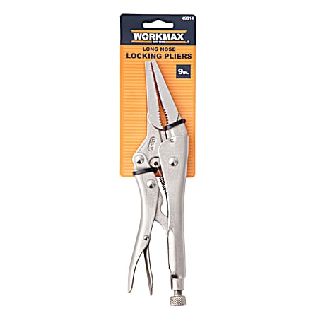 9 in Long Nose Locking Pliers