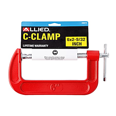 6 in x 2-9/32 in C-Clamp
