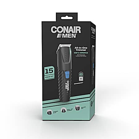 Rechargeable All-in-One Trimmer w/Shaver Head