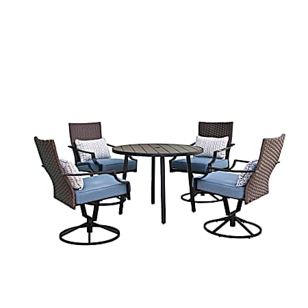 5 pc Seabrook Wicker Dining Set