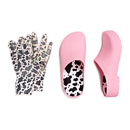 Women's Garden Clogs/Gloves Gift Set