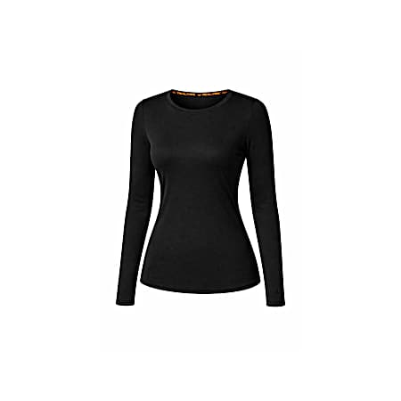 Women's Black Soft Touch Long Sleeve Base Layer