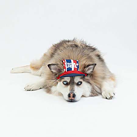 Pet Suncap with Elastic Stopper