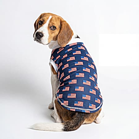 Large Americana Pet Shirt