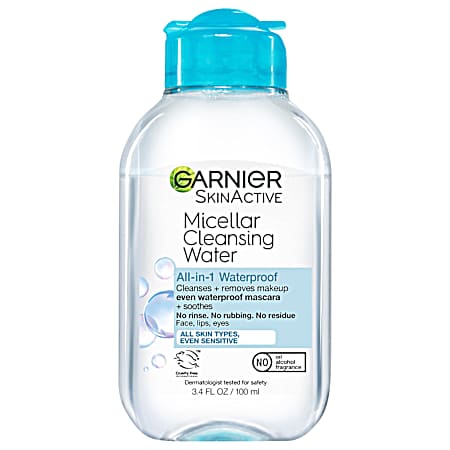 3.4 oz Skinactive Micellar Cleansing Water All-in-1 Waterproof Makeup Remover