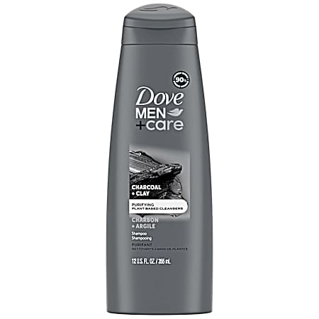12 oz Men+Care Charcoal + Clay Purifying Shampoo