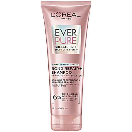 6.8 oz EverPure Sulfate Free Bond Repair+ Shampoo with Bond + Amino Acid Complex