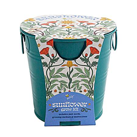 Painted Flower Grow Pail - Sunflower