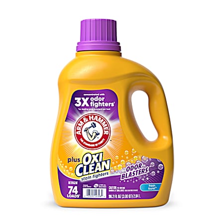 96.2 Oz. Liquid Laundry Plus OxiClean Odor Blasters Fresh Burst