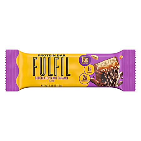 1.41 oz Fulfil Chocolate Peanut Caramel Bar
