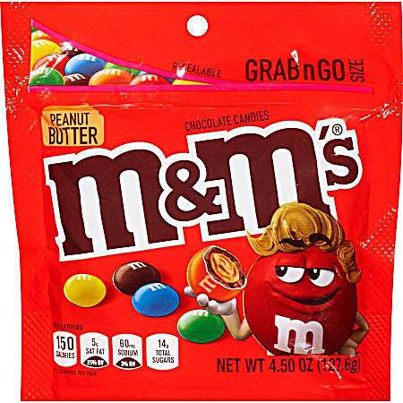 4.5 oz Peanut Butter Milk Chocolate Candies