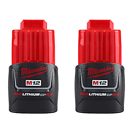 2 Pack M12 REDLITHIUM CP2.0 Batteries