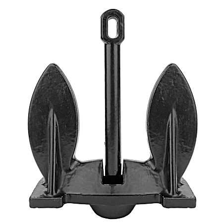 Navy Anchor 15 Lb Coated Blk