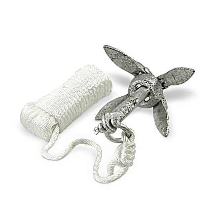 Folding Anchor Kit 1.5 Anchor W/Shackle & 30' 3/16