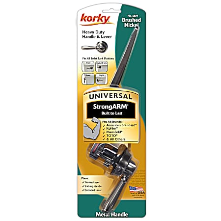 StrongARM Brushed Nickel Toilet Flush Handle