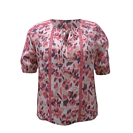 Women's Galiano Woven 3/4 Sleeve Shirt