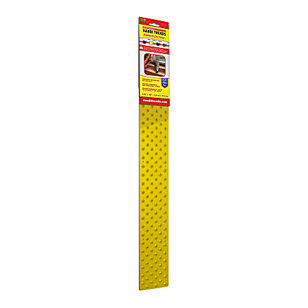 Non-Slip Stair Tread 30 in. x 3.75 in. with 12 screws - Yellow