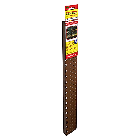 Non-Slip Stair Nosing 30 in x 2.75 in. with 9 screws - Brown