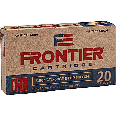 5.56 Nato 68 Gr BTHP Match 20-Rounds