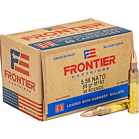 5.56 Nato 55 Gr FMJ (Xm193) 50-Rounds