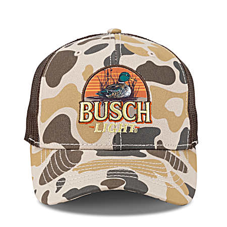 Men's Camo Busch Light Mallard Cap