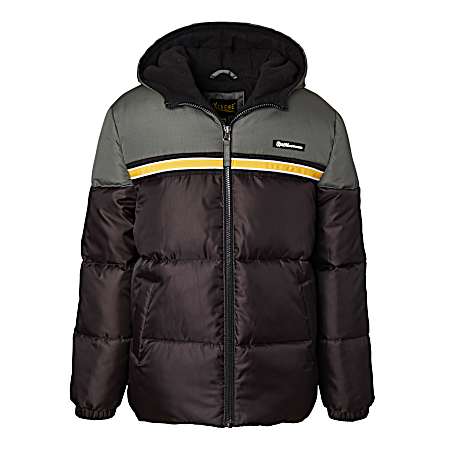 Kids' Chest Stripe Puffer Jacket