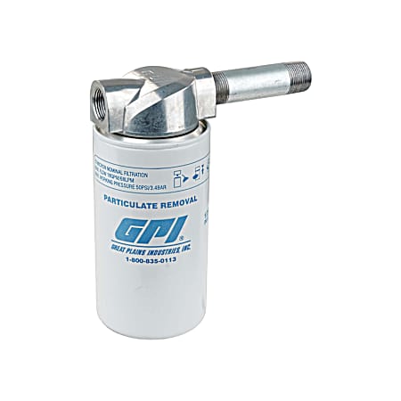 18 GPM, 10 Micron Particulate Filter Kit with 3/4-inch NPT Aluminum Adapter