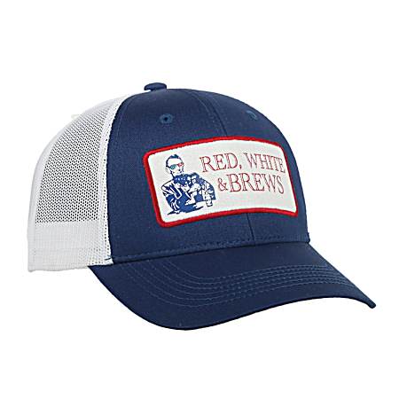 Adult Royal/Blue Red White Brews Logo Cap