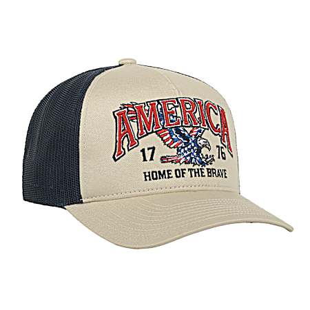 Adult Navy/Putty American Eagle Logo Cap