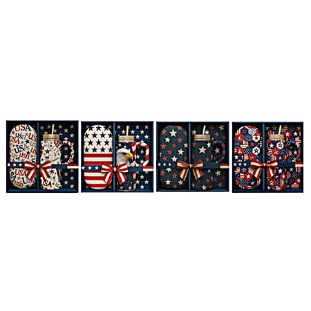2 pk. Americana Theme Gift Set - Throw & Tumbler