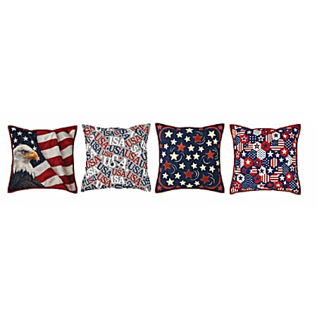 Americana Theme Decorative Throw Pillow