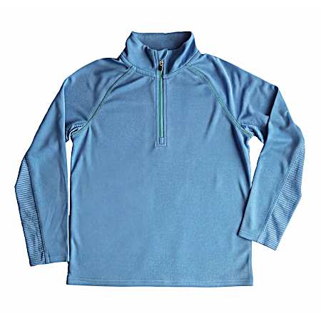 Boys' Breathable 1/4 Zip Sun Shirt