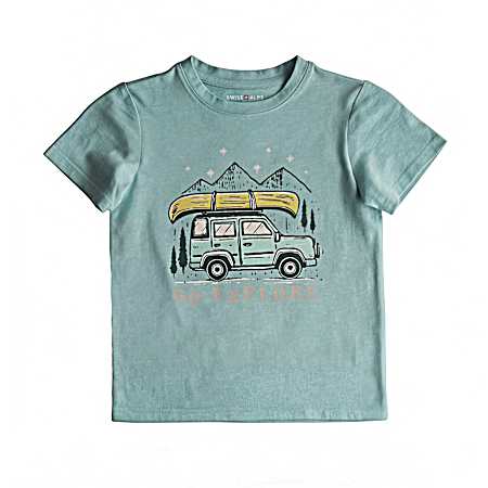 Little Boys' Graphic Short Sleeve Shirt
