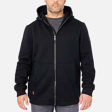 Men's Black Shevlin Full Zip Hoodie