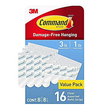 Assorted Hanging Strips - 16 Ct
