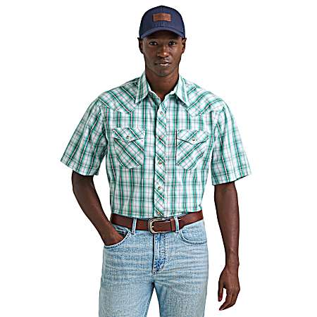 Men's 20X Advanced Comfort Western Button Front Short Sleeve Shirt