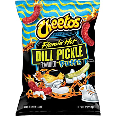 Flamin' Hot Dill Pickle Flavored Puffs