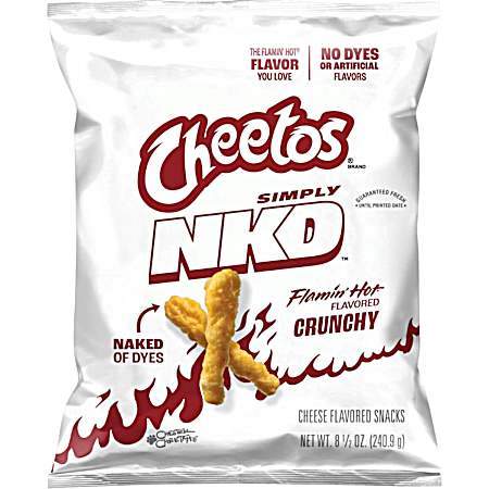Simply NKD Flamin’ Hot Crunchy Cheese Flavored Snacks