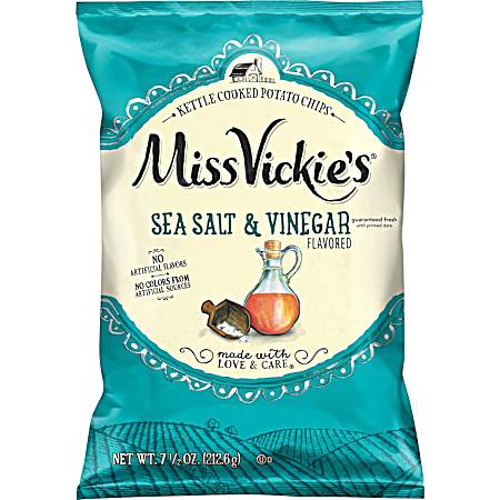 7.5 oz Sea Salt & Vinegar Kettle Cooked Potato Chips