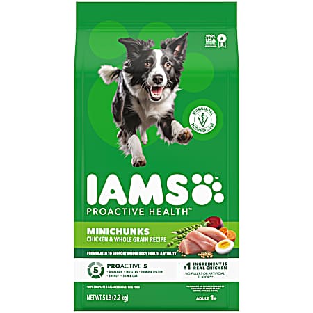 Proactive Health Adult Minichunks Dry Dog Food Chicken & Whole Grain Recipe - 5 lb