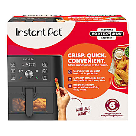 4 QT VORTEX Mini Air Fryer