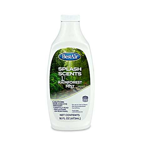 Splash Scents 16 fl oz Rainforest Mist Humidifier Fragrance